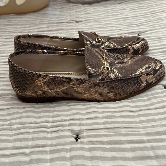 Sam Edelman Loraine in Rose Snake Loafer Size 7.5 - Picture 2 of 7